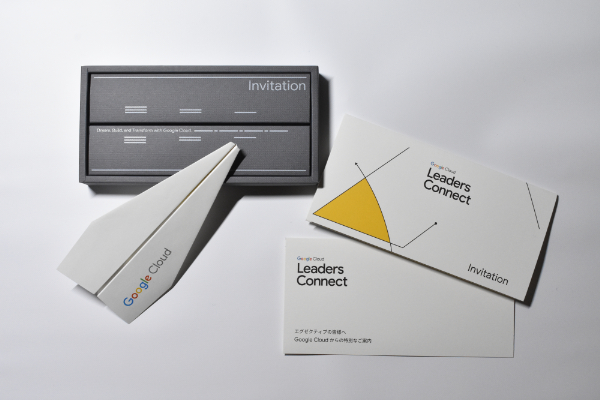 手に取る体験までデザインした紙飛行機型DM事例